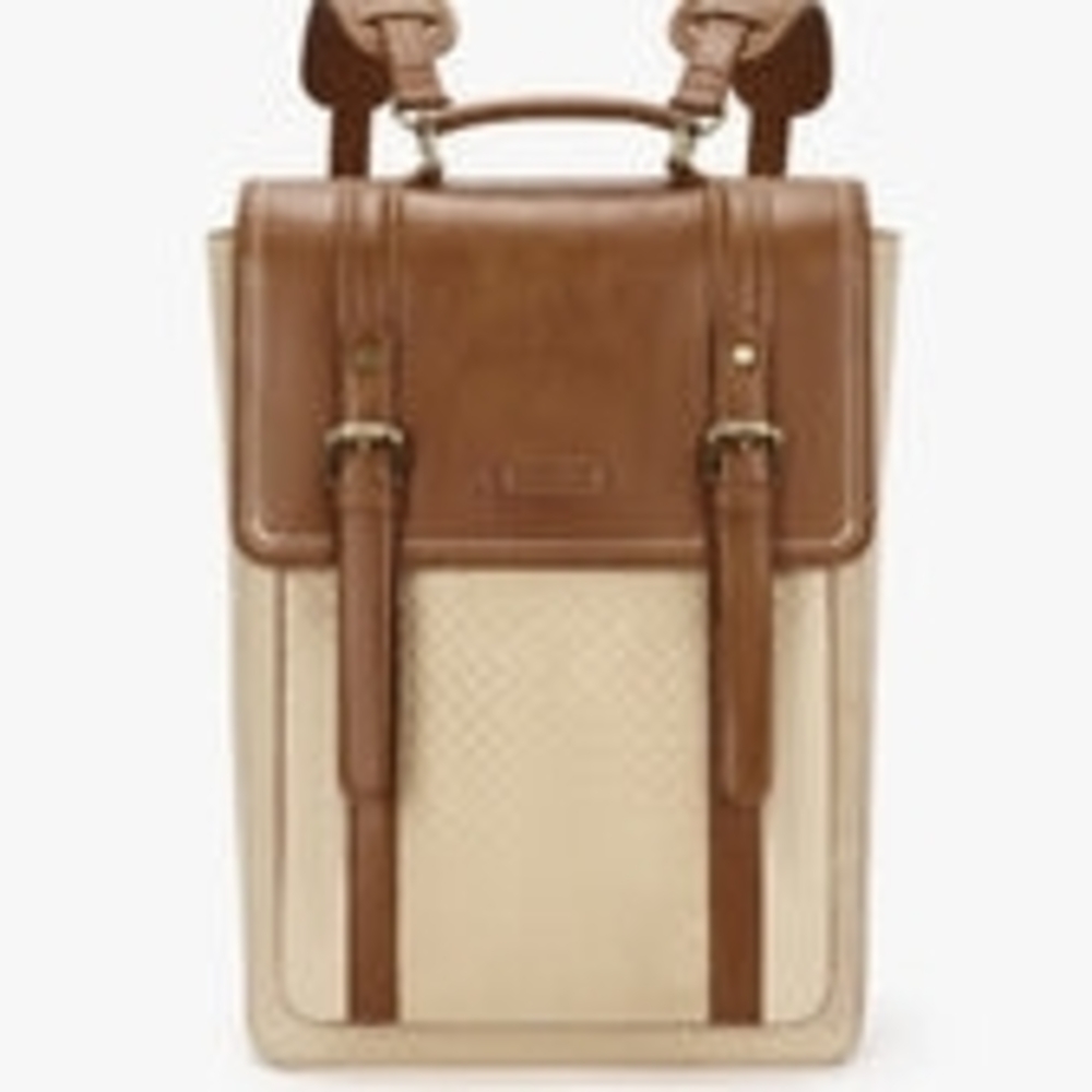 Brown and Tan  Backpack